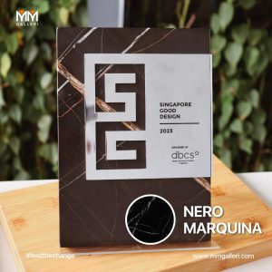 MM Galleri SGMark Nero Marquina Trophy Plaque